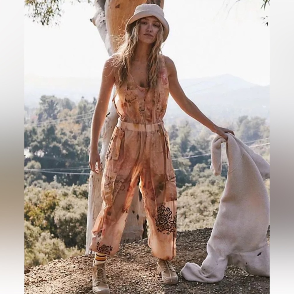 Colorful Embroidered Free People Movement Colorburst One Piece Jumpsuit